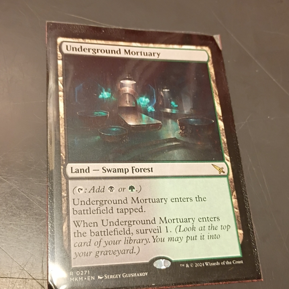 Underground Mortuary Card Game